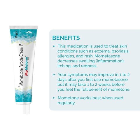 Mometone cream,  with mometasone furoate cream for  anti-inflammation