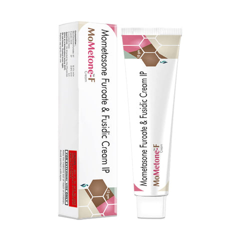 Mometone-F cream with Mometasone furoate and fusidic acid cream, for anti- bacterial and anti inflammatory action