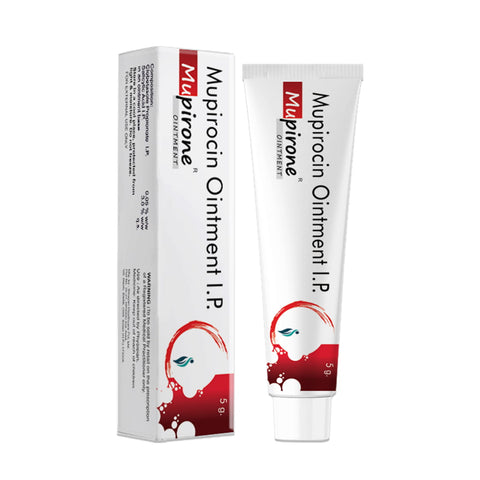Mupirone ointment with mupirocin, for anti bacterial treatment