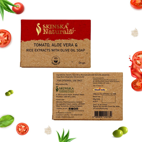 Skinska Naturals 4 Set Naturals Soaps Combo