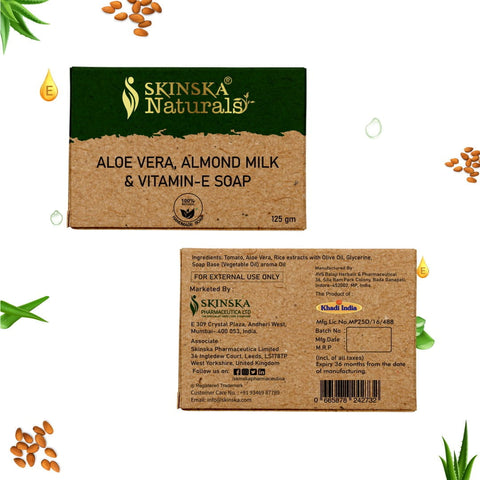 Skinska Naturals 4 Set Naturals Soaps Combo