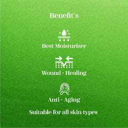 Skinska Naturals Aloe Vera Handmade Soap for Dry & Sensitive Skin | With Almond Milk & Vitamin E