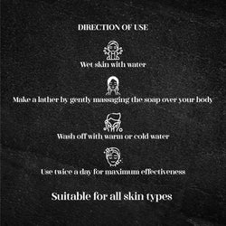 Skinska Naturals Activated Charcoal & Tea Tree Oil Handmade Soap | For All Skin Types