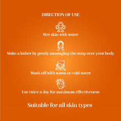 Skinska Naturals Oatmeal, Orange & Papaya Soap | Gentle Exfoliating Handmade Natural Soap