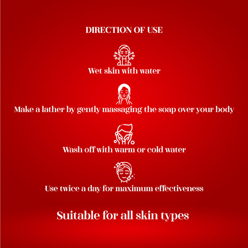 Skinska Naturals Tomato, Aloe Vera & Rice Extracts Handmade Soap | Moisturizing & Brightening Bath Bar with Olive Oil