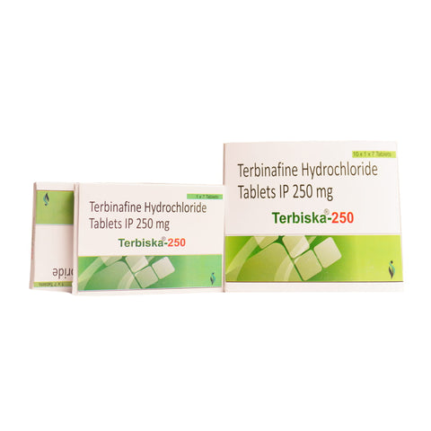 Terbiska Tablets with 250 mg Terbinafine hydrochloride